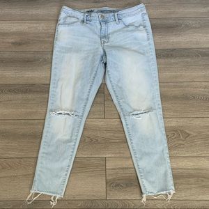 🌵Mossimo mid rise denim legging crop jeans